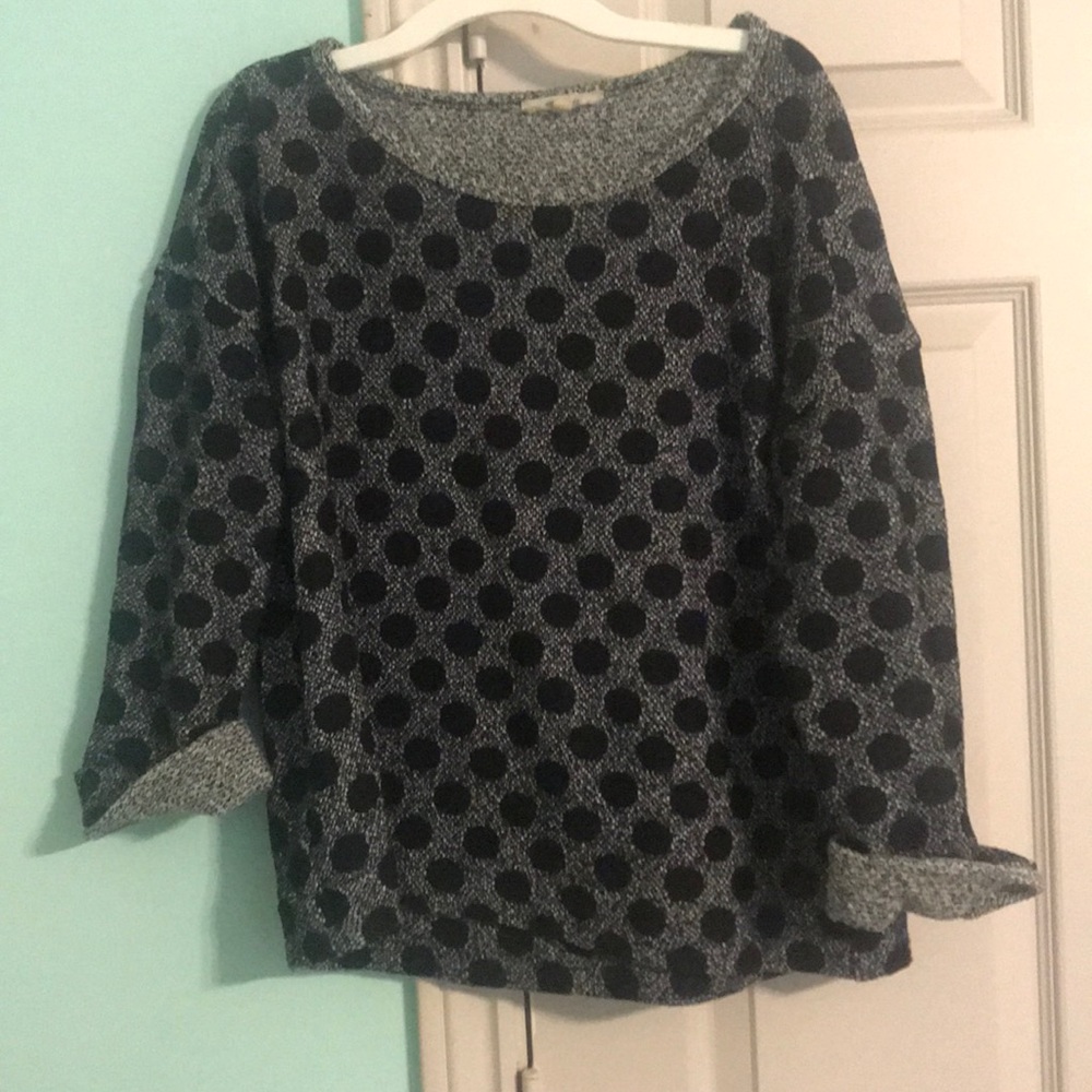 Madewell Polka Dot Reversible Top